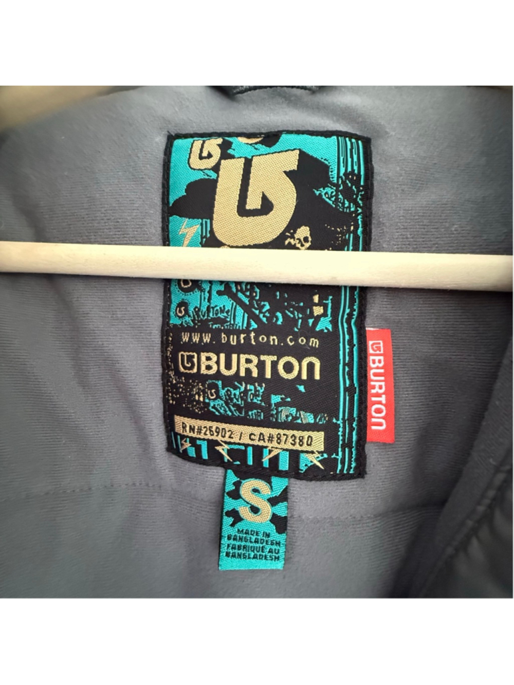 Burton Kids Gray Textured Insulated Snowboard Jacket Youth Small - Picture 2 of 10